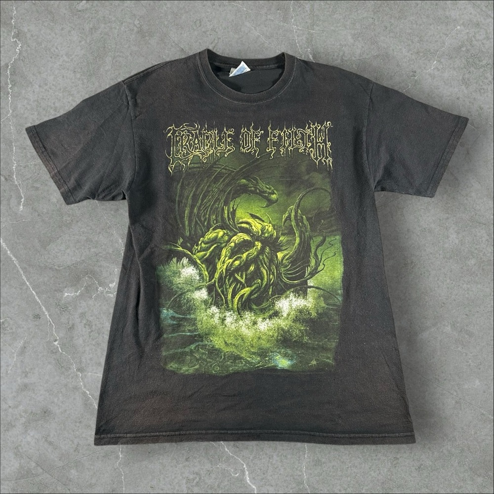 Vintage Cradle Of Filth Shirt Men Medium Black Metal Band Mother Of Abominations
